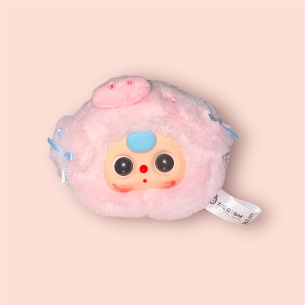 Baby Three Pig mini plush pendant